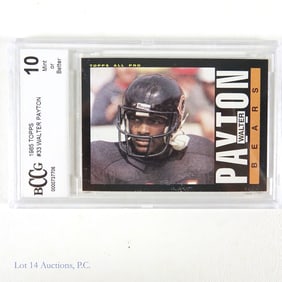 1985 Topps #33 Walter Payton BCCG 10