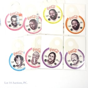 Full Set 1976 Coca-Cola Bears Trading Discs (24)