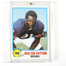 1978 Topps Holsum Bread #2 Walter Payton Card