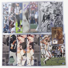 Chicago Bears Signed 8 x 10 Photos (12+1)