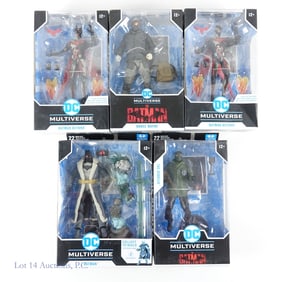 DC Batman, Riddler, Bruce Wayne Multiverse Figures (5)