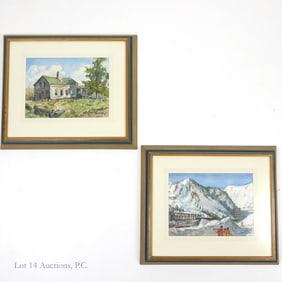 George Straub (1891-1983) Watercolors (2)