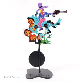 Frederick Prescott Kinetic Sculpture - Cowboy (LOCAL / 3rd Party Shipping only)
