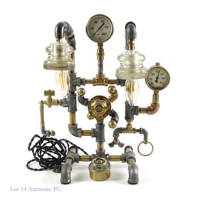 Steampunk Inspired Desk Lamp