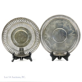 Sterling Silver Serving Plates (2)