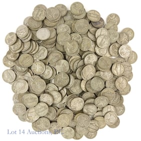 1942 - 1945 35%-Silver Jefferson Nickels (267)