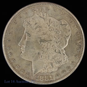 1881-S USA Silver Morgan Dollar (GEM BU)
