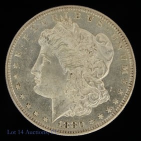 1880-S USA Silver Morgan Dollar (CH BU)
