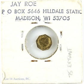 1874 USA Octagonal Cal Gold Qtr. (BG-795) Jay Roe