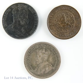 1878 - 1914 Silver Canada & Netherland Coins -3