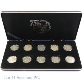 1922 - 1934 USA Silver Peace Dollars (10)