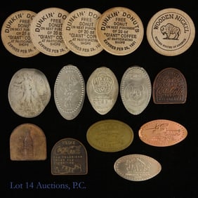 USA Coca-Cola, Disney Tokens & Elongated Coins -15