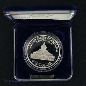 2000 (P) USA Silver Proof Library of Congress $1