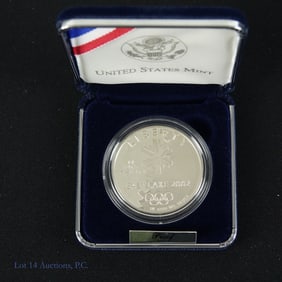 2002 (P) USA Silver Proof Winter Olympics $1