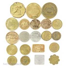 USA Sports, Casino Etc. Tokens/Medals 20+
