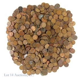 1909 - 1958 USA Lincoln Wheat Cents (Approx. 925)