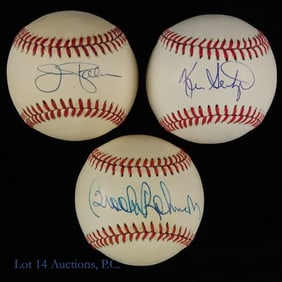 Baltimore Orioles Signed Baseballs (3)