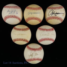 Chicago Cubs Signed Baseballs - 4 HOF (6)