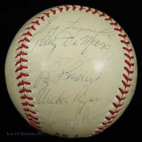 1972 Philadelphia Phillies Signed Baseball (23 Autographs)