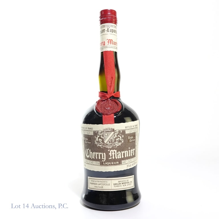 Cherry Marnier "Triple Cerise" Liqueur: Cherry Marnier "Triple Cerise" Liqueur, Bottled in Paris, France, 750 ml, 48 Proof. See photos for additional details.