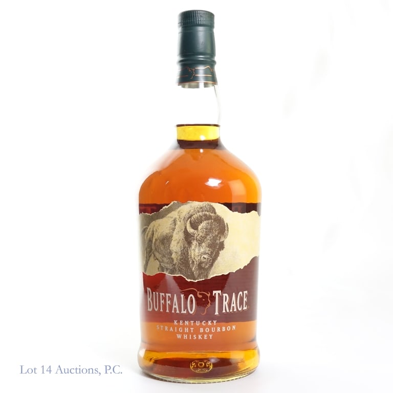 Buffalo Trace Bourbon (2021 1L): Buffalo Trace Bourbon (2021), 90 Proof, 1 Liter.