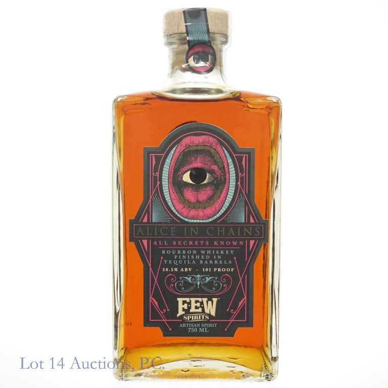 FEW Spirits Alice in Chains Bourbon: FEW Spirits Alice in Chains Bourbon, 101 Proof, 750 ml.