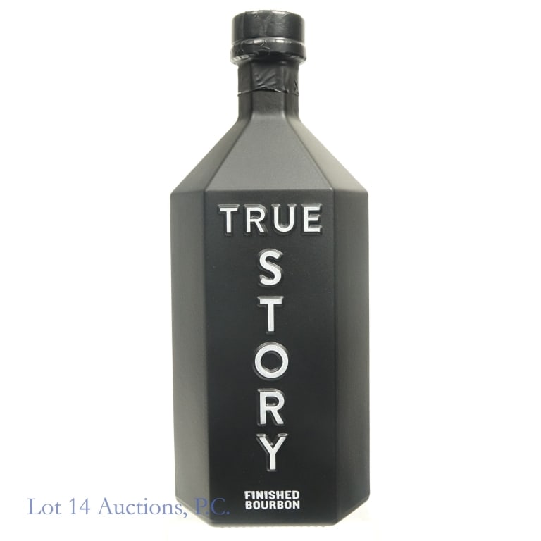 Saga Spirits "True Story" Finished Bourbon (Vol 1): Saga Spirits "True Story" Finished Bourbon Whiskey, 90 Proof, 750 ml, Volume 1, Released: 2024, produced by Wes Henderson (former Angel's Envy producer and co-founder of Louisville Distilling Company)
