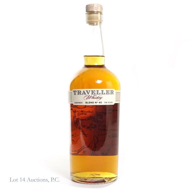 Traveller Blend No. 40 Whiskey (2024): 2024 Traveller Blend No. 40 Whiskey, 90 Proof, 750 ml.