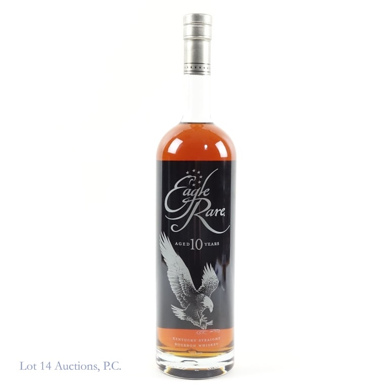 Eagle Rare 10 Year Bourbon (1.75 Liters): Eagle Rare 10 Year Bourbon, 90 Proof, 1.75 Liters.