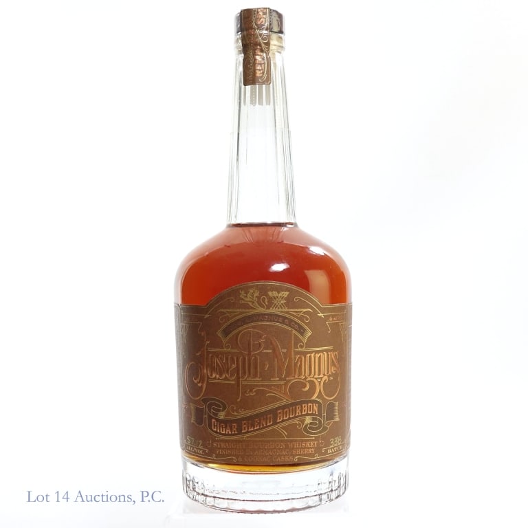 Joseph Magnus Cigar Blend Bourbon (Batch 338): Joseph Magnus Cigar Blend Bourbon, 114.24 Proof, 750 ml, Batch #338, Bottle #1.