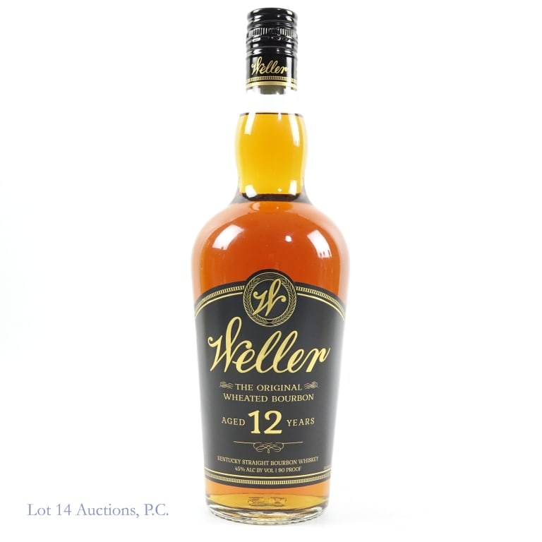 Weller 12 Year Bourbon (2023): Weller 12 Year Bourbon (2023), 90 Proof, 750 ml, slight peeling on top of back label.