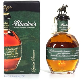 Blanton's Green Label SB Bourbon "B" BROKEN SEAL**