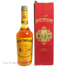 1970s / 1980s Old Taylor 6 Year Bourbon