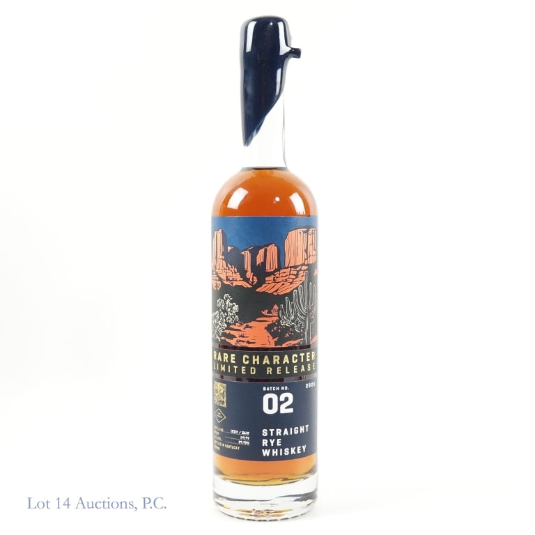 Rare Character Cask Strength Rye (2025): 2025 Rare Character Cask Strength Rye Whiskey, 119.94 Proof, 750 ml, Bottle#1524 / 2615, Batch 2.