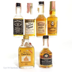 Bourbon Whiskey Mini Bottles (6)
