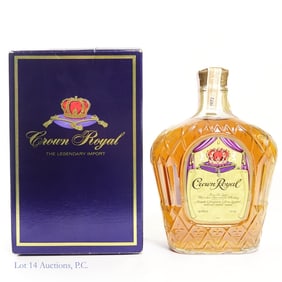 1972 Crown Royal Fine De Luxe Canadian Whisky