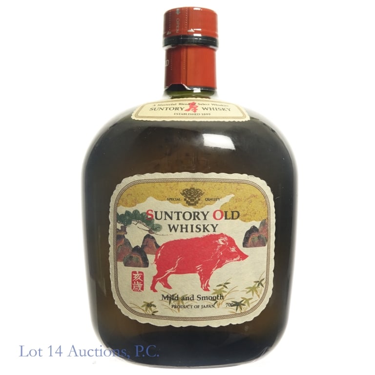 Suntory Old Japanese Whisky (Year of the Boar): Suntory Old Japanese Whisky, 80 Proof, 700 ml, Limited Edition Year of the Boar.