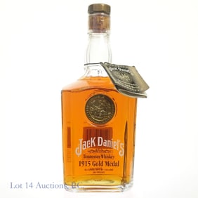 Signed Jack Daniel's 1915 Gold Medal Whiskey