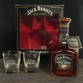 Signed Jack Daniel's SB Tenn. Whiskey Gift Set