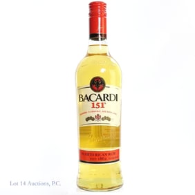 Bacardi 151 Proof Puerto Rican Rum (2015)