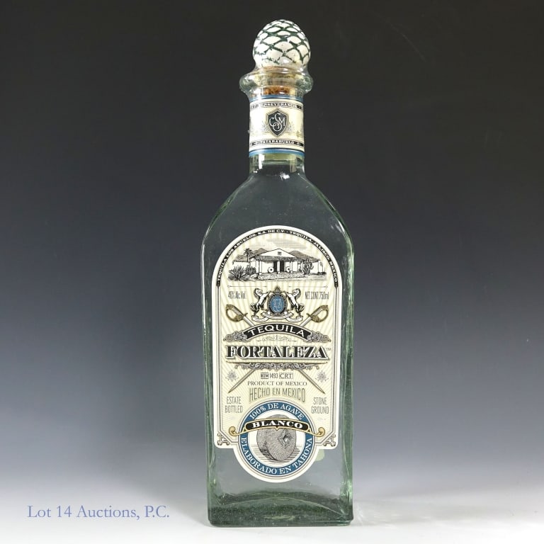 Fortaleza Reposado Tequila - Blanco: Fortaleza Reposado Tequila Blanco, 80 Proof, 750 ml, Lot #C183-B, NOM: 1493.