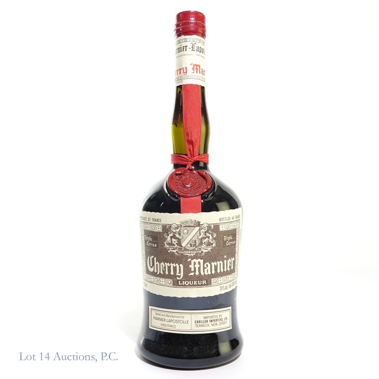 Cherry Marnier "Triple Cerise" Liqueur: Cherry Marnier "Triple Cerise" Liqueur, Bottled in Paris, France, 750 ml, 48 Proof. See photos for additional details.