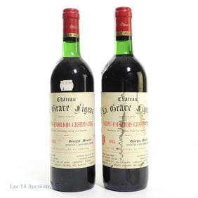 1983 Chateau La Grave Figear Table Wines (2)