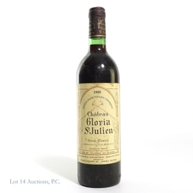 1980 Chateau Gloria St. Julien Red Bordeaux Wine