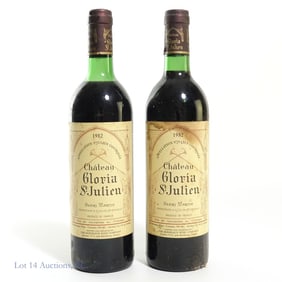 1982 Chateau Gloria St. Julien Wine (2)