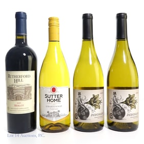 Debonair & Sutter Home Chard, Rutherford Merlot, 4
