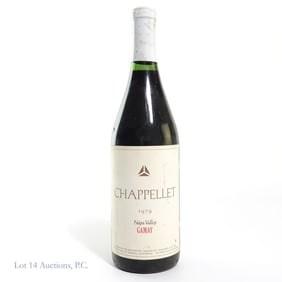 1979 Chappellet Napa Valley Gamay Wine