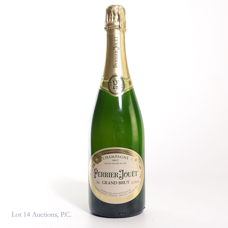 Perrier-Jouet Grand Brut Champagne: Perrier-Jouet Grand Brut champagne. 750 ml. 12% ABV.