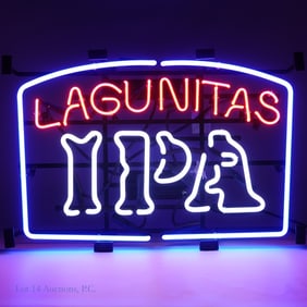 Lagunitas IPA Lighted Advertising Sign (NIB) ***