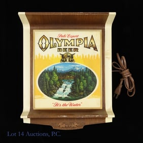 Olympia Beer Light Up Bar Sign